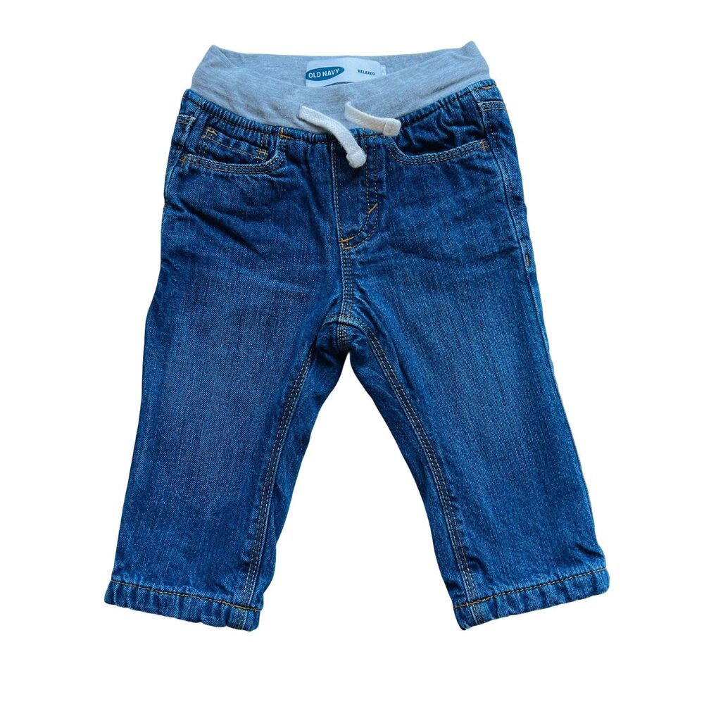 Old Navy Fleece Lined Relaxed Jeans Toddler Size 12-18 months